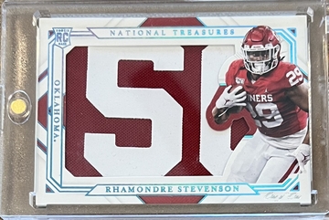 2021 Rhamondre Stevenson National Treasures RC One of One