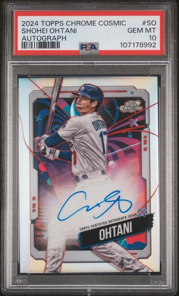 2024 Topps Chrome Cosmic Shohei Ohtani Autograph PSA 10