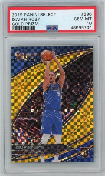 PSA 10 Select Gold Isaiah Roby 