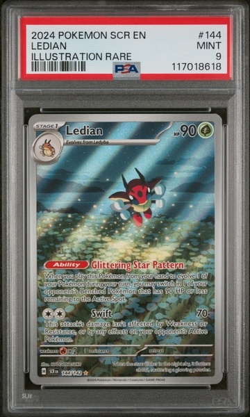 2024 Pokemon #144 Ledian Illustration Rare PSA 9