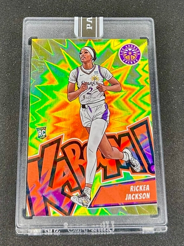 2024 Rickea Jackson Panini Instant Rookie Royalty Gold Kaboom 7/10 SEALED #4 SP RC Holo