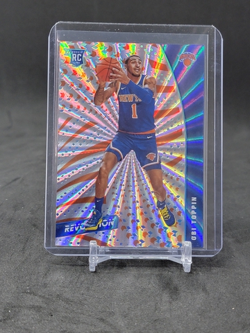 Revolution obi toppin Sunburst /75 & Groove rookie refractor lot
