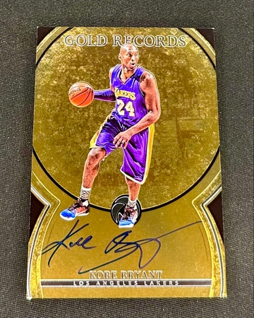 2017 Kobe Bryant Panini Opulence Gold Records Auto 8/15 JSY # Autograph Career Points Signature
