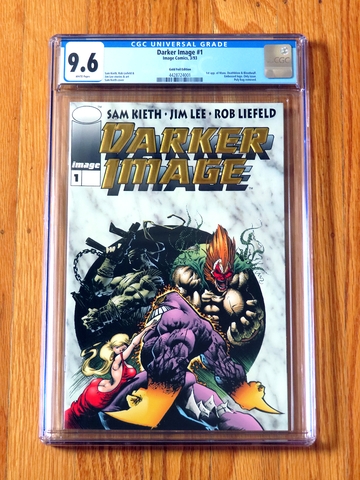 DARKER IMAGE #1 GOLD FOIL EDITION CGC 9.6 NM+ 1993 1st app Deathblow Bloodwulf