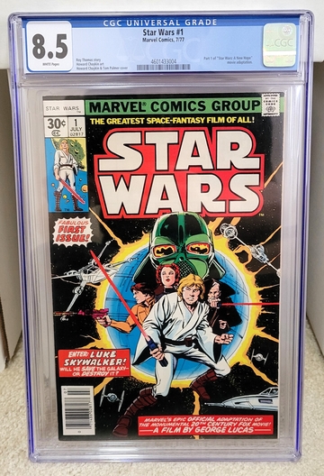 Star Wars #1 (1977) CGC 8.5 - Many 1st Appearances Marvel Comics Key