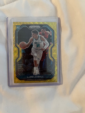 LaMelo Ball Gold Wave Prizm 