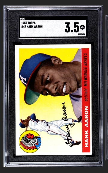 1955 Topps Hank Aaron SGC 3.5