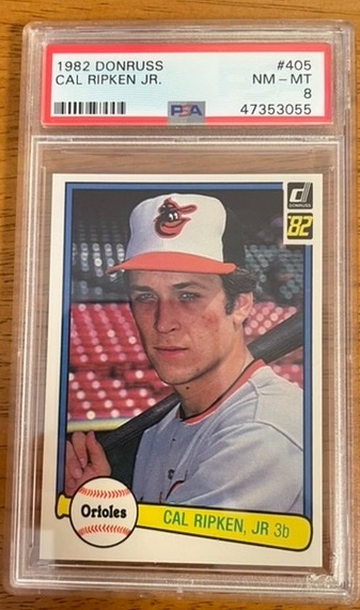 Cal Ripken jr 1982 Donruss RC PSA 8