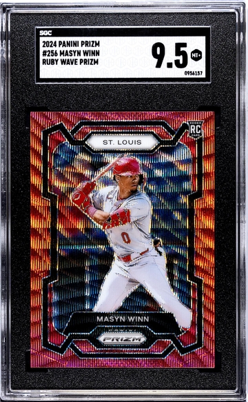 2024 Panini Prizm Ruby Wave Masyn Winn #256 RC SGC 9.5