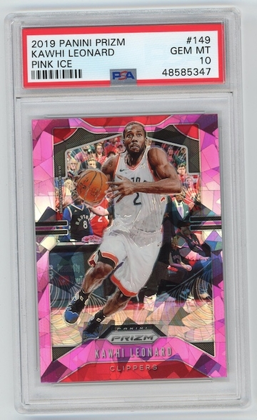 Kawhi Leonard 2019 Prizm Pink Ice PSA 10