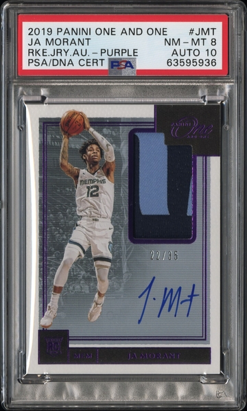 2019 JA Morant Panini RPA Purple 22/35