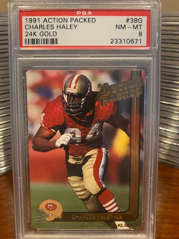 Charles Halley 24KT Gold PSA 8