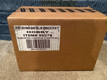 2019-20 Panini Chronicles Hobby Box Case