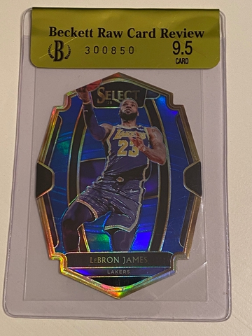 2018-19 Select premier level blue /249 Lebron James