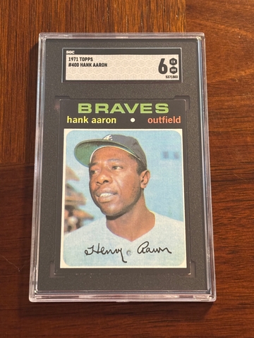 1971 Topps Hank Aaron SGC 6