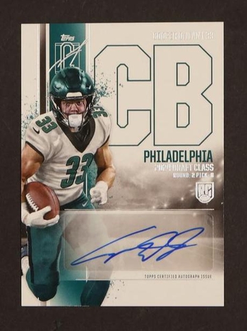 2023 Topps RCA-CD Cooper DeJean Rookie Class Auto Variation Rookie Philadelphia