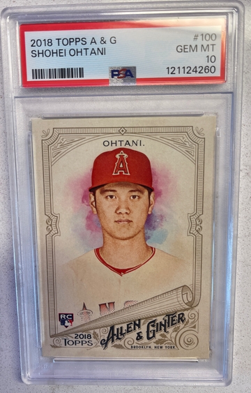 2018 Allen Ginter Shohei Ohtani PSA 10