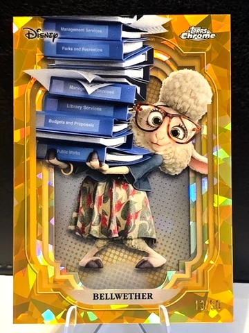 2024 Topps Chrome Disney  Sapphire Edition #168  Bellwether  Gold /50