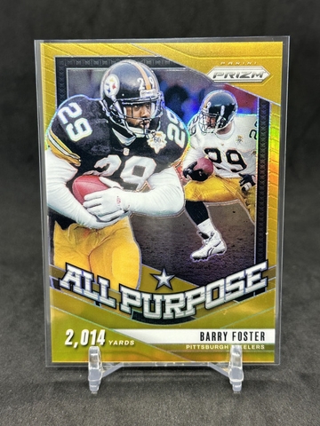 Barry Foster 2024 Panini Prizm All Purpose Gold Prizm /10 #20 Steelers