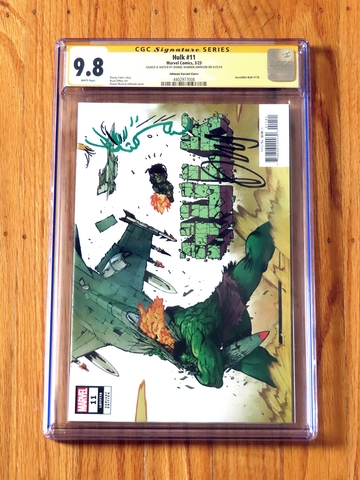 HULK #11 CGC SS 9.8 Signature Series signed sketch Daniel Warren Johnson 2023