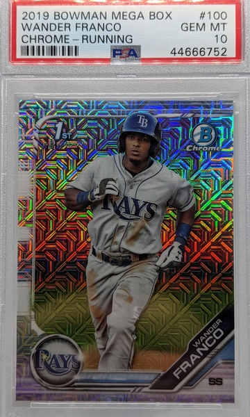 Wander Franco 2019 Bowman Chrome Mega PSA 10 #100