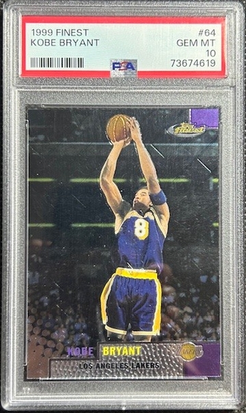 Kobe Bryant 1999-00 Finest #64 PSA 10 GEM MINT Los Angeles Lakers