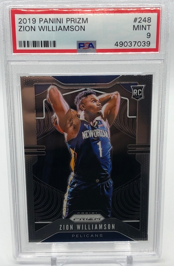 2019-20 Panini Prizm Zion Williamson PSA 9 #248