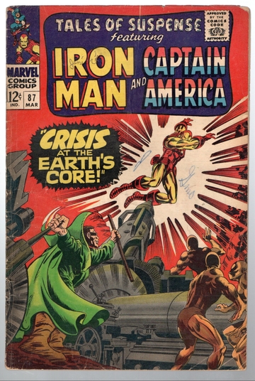 1965 Marvel Silver Age Tales Of Suspense #87 Iron Man & Capt. America G/VG-