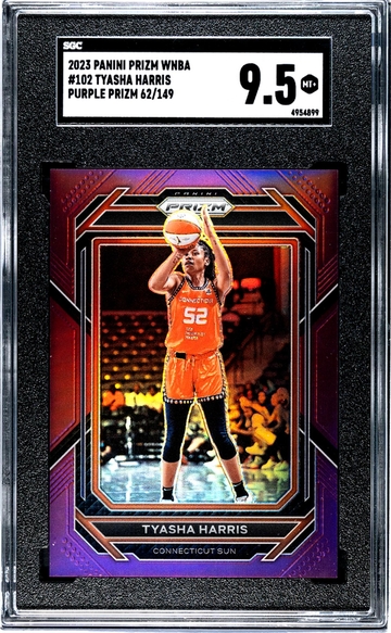 2023 Panini Prizm Purple Prizm Tyasha Harris #102 /149 SGC 9.5