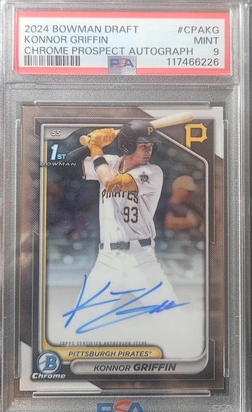 2024 Bowman Chrome Konnor Griffin Auto PSA 9