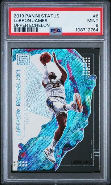 2019 Status #6 LeBron James Upper Echelon PSA 9