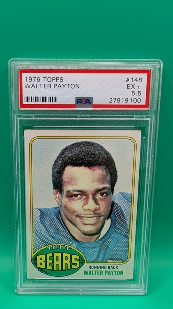 1976 Topps Walter Payton PSA 5.5
