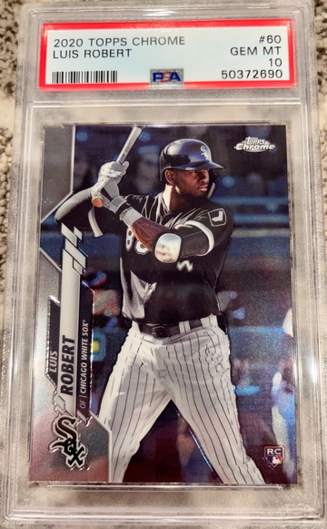 2020 Topps Chrome Luis Robert PSA 10
