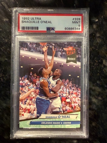 1992 Ultra #328 Shaquille O'Neal PSA 9