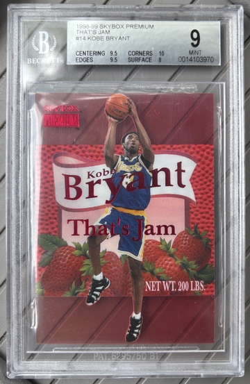 1998/99 Skybox Premium Kobe Bryant #14 That's Jam BGS 9 Lakers