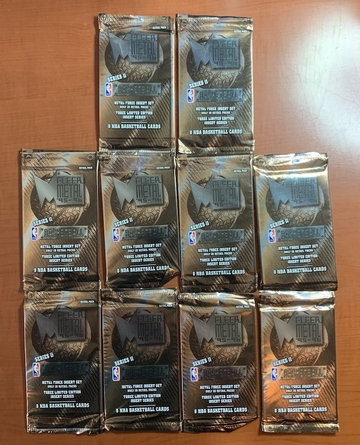 10 - 1995/96 Fleer Metal Series II Packs