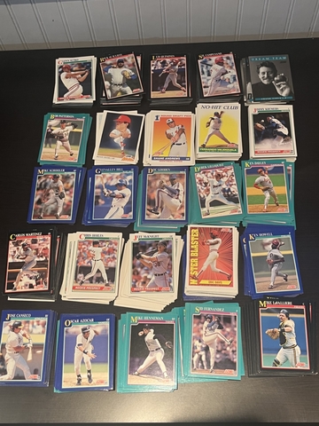 1991 Score Baseball Near Complete Set 699/893 No Duplicates