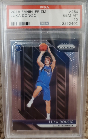 Luka Doncic Prizm PSA 10