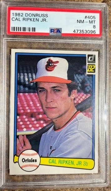 Cal Ripken jr 1982 Donruss RC PSA8