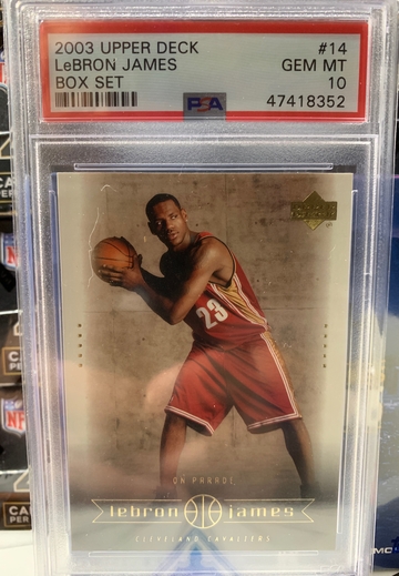 2003 Upper Deck Box Set RC # 14 Lebron James