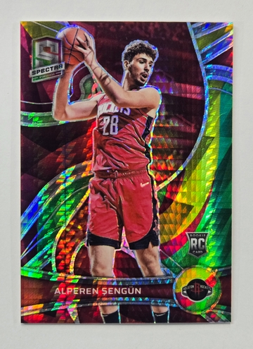 2021-22 Spectra  Alperen Sengun Asia Yellow/Green Prizm /75 (RC) #112