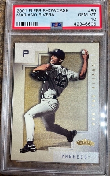 Mariano Rivera 2001 Fleer Showcase PSA 10