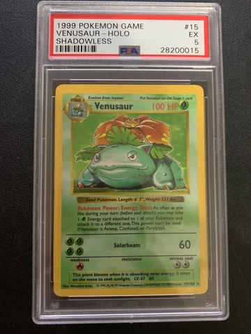 Venasaur shadowless 