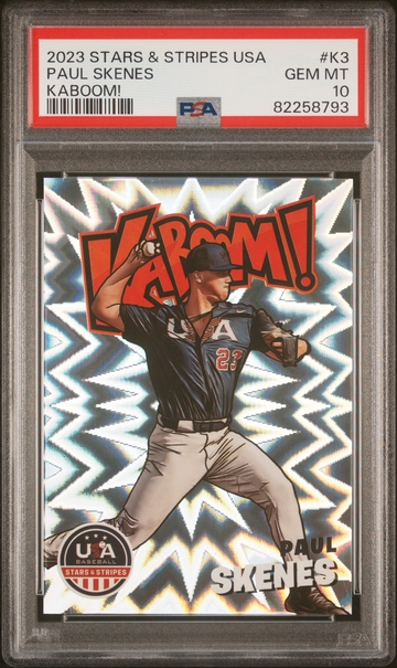 2023 Stars & Stripes #K3 Paul Skenes KABOOM! PSA 10