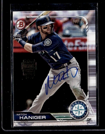 2018 Bowman 80 Mitch Haniger Bowman /99 Seattle Mariners Auto