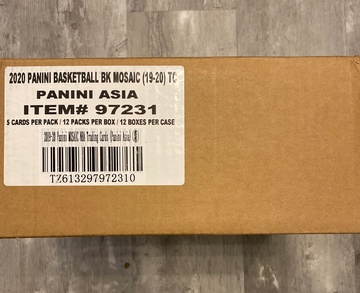 2019-2020 PANINI BASKETBALL MOSAIC TMALL CASE (12 boxes)