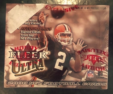 2000 Fleer Ultra Football Factory Sealed Box