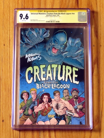 CREATURE FROM THE BLACK LAGOON CGC SS 9.6 1993 Signature signed Arthur Adams