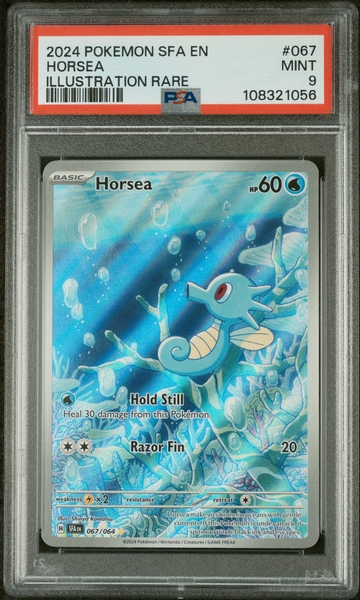 2024 Pokemon #067 Horsea Illustration Rare PSA 9