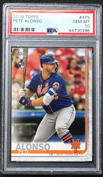 2019 topps series 2 Pete Alonso rc psa 10 